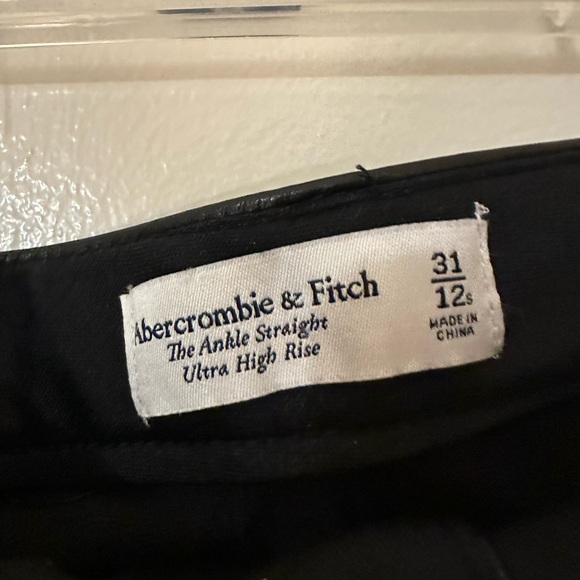 Abercrombie Vegan Leather Pants - Picture 2 of 2